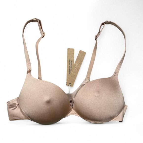 Skims Women's Tan and Brown Bra - Picture 1 of 7